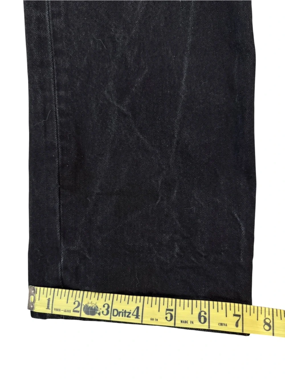 Levis 501 CT Custom Tapered Black Jeans Marbled Charcoal Wash 38x32 Fits 36x30